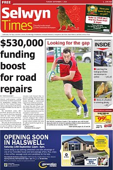 Selwyn Times - September 2nd 2014