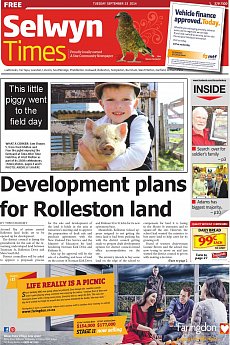 Selwyn Times - September 23rd 2014
