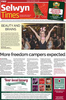 Selwyn Times - September 27th 2016