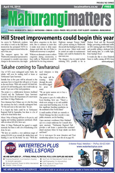 Mahurangimatters - April 16th 2014