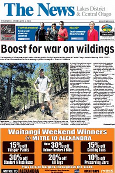 The News - Central Otago - February 4th 2016