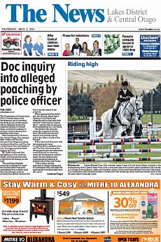 The News - Central Otago - May 5th 2016