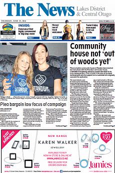 The News - Central Otago - June 23rd 2016