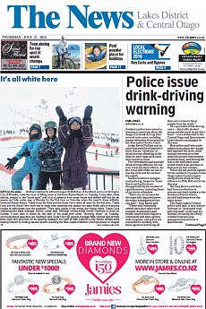The News - Central Otago - July 21st 2016
