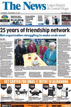 The News - Central Otago - November 24th 2016