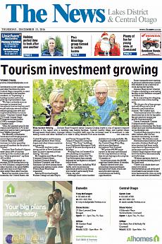 The News - Central Otago - December 15th 2016