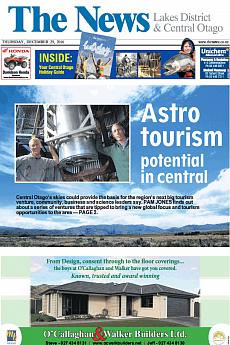 The News - Central Otago - December 29th 2016