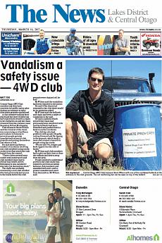 The News - Central Otago - March 16th 2017