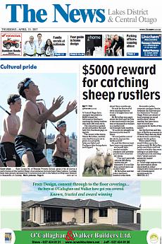 The News - Central Otago - April 13th 2017