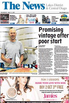 The News - Central Otago - May 4th 2017