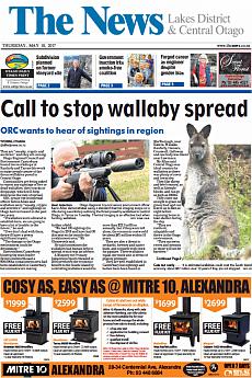 The News - Central Otago - May 18th 2017