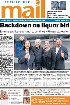 Christchurch Mail - April 30th 2015