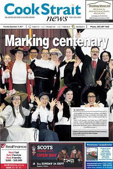 Cook Strait News - September 14th 2017
