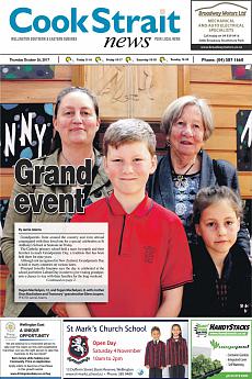 Cook Strait News - October 26th 2017