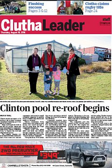 Clutha Leader - August 18th 2016