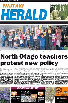 Waitaki Herald - September 10th 2014