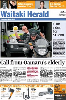 Waitaki Herald - May 18th 2016