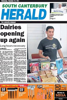 South Canterbury Herald - December 10th 2014