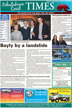 Pohutukawa Coast Times - September 26th 2014