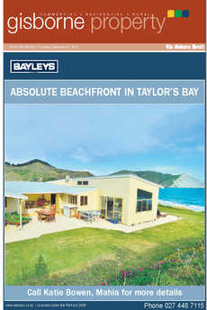 Gisborne Property Guide - September 17th 2015